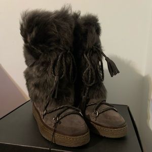FRYE Shearling Fur warm Winter Boots